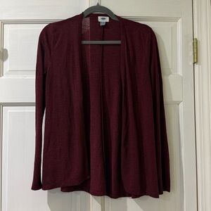 Old Navy Burgundy Cardigan